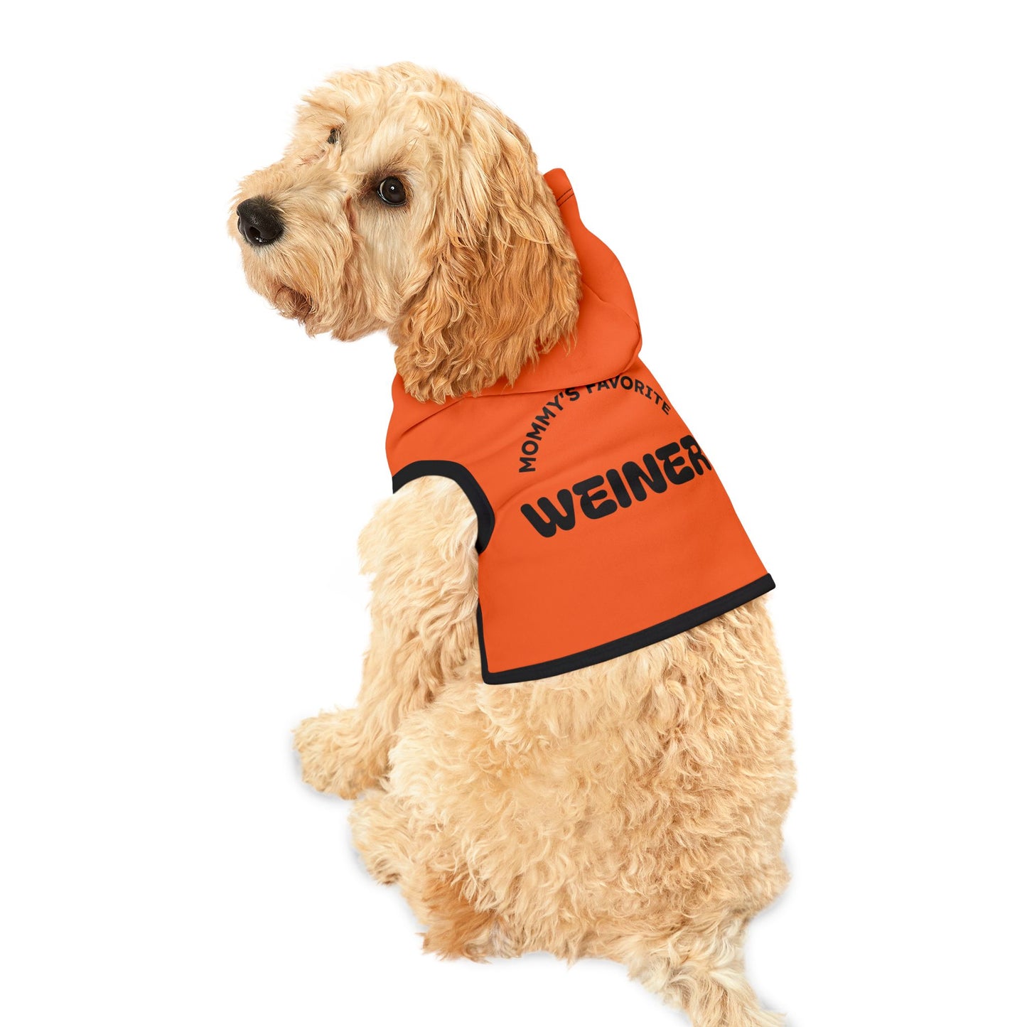 Mommy's Favorite Weiner Pet Hoodie, Cute Dog Coat, Fun Pet Apparel, Cozy Pet Outfit, Dog Lovers Gift, Casual Pet Wear