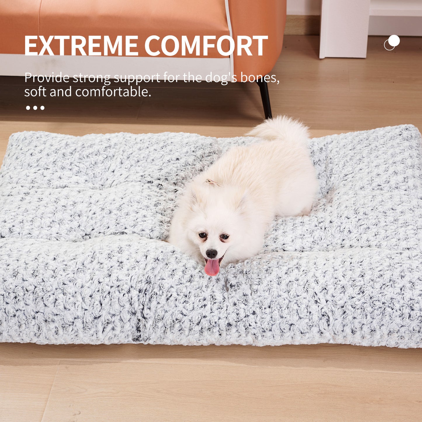 Fluffy Dog Crate Bed Matt