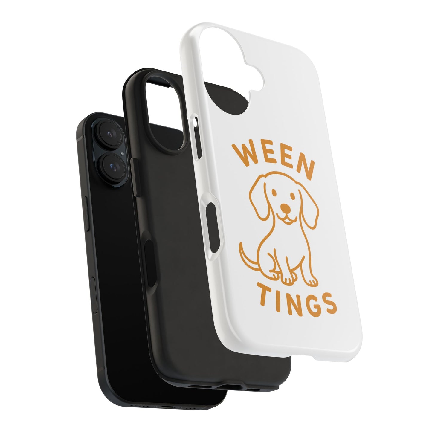 Cute Dog-Themed Tough Phone Cases, Funny Dog Gifts, Pet Lover Accessories, Ween Tings Phone Cover, Dog Owner Gift