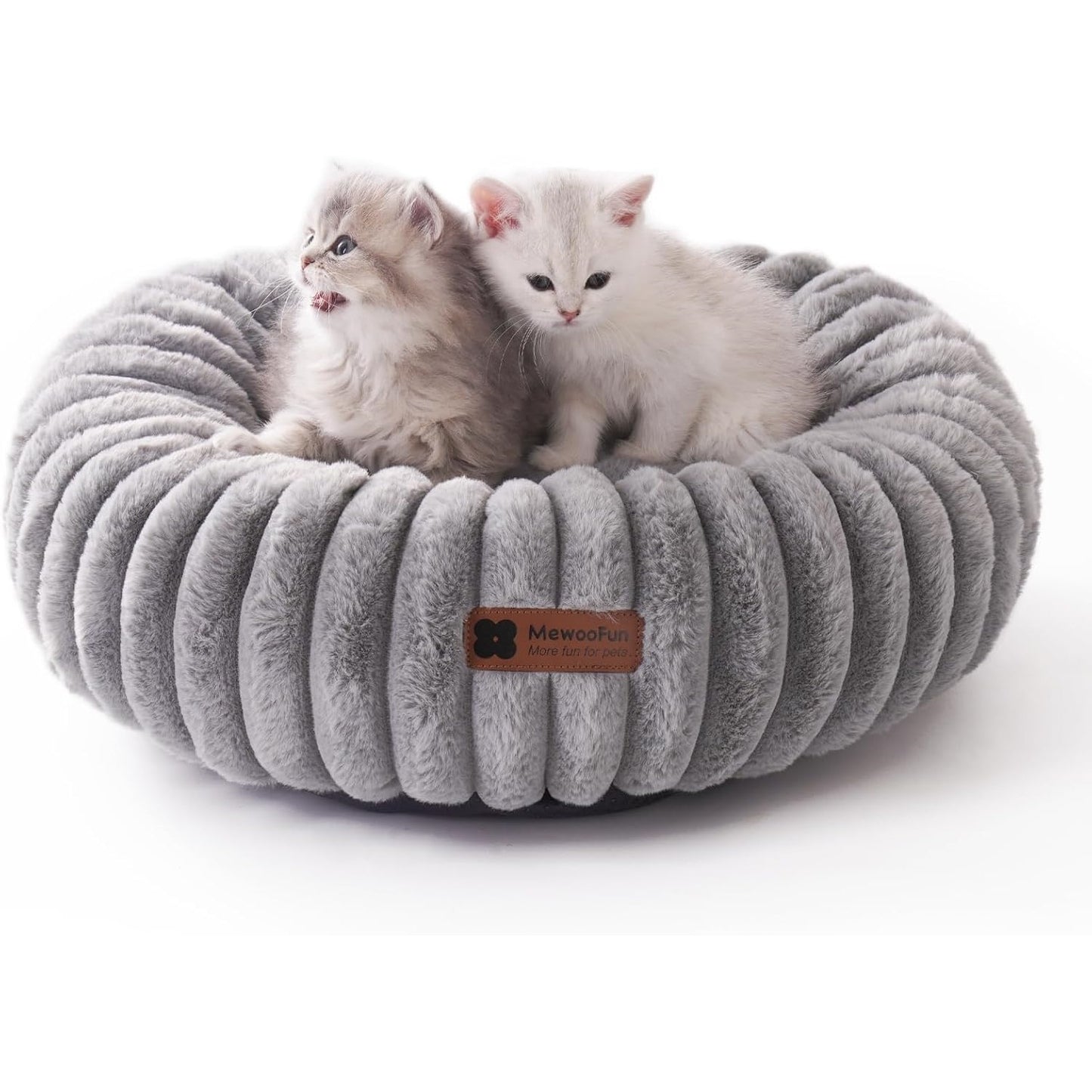 Plush Donut Bed - Small dog or cat