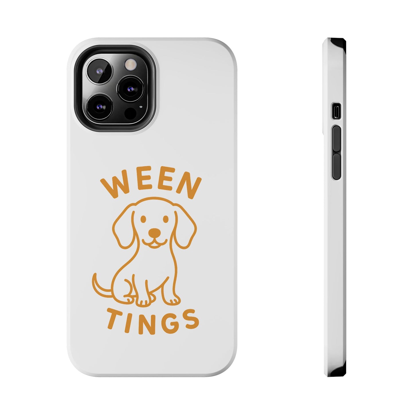 Cute Dog-Themed Tough Phone Cases, Funny Dog Gifts, Pet Lover Accessories, Ween Tings Phone Cover, Dog Owner Gift