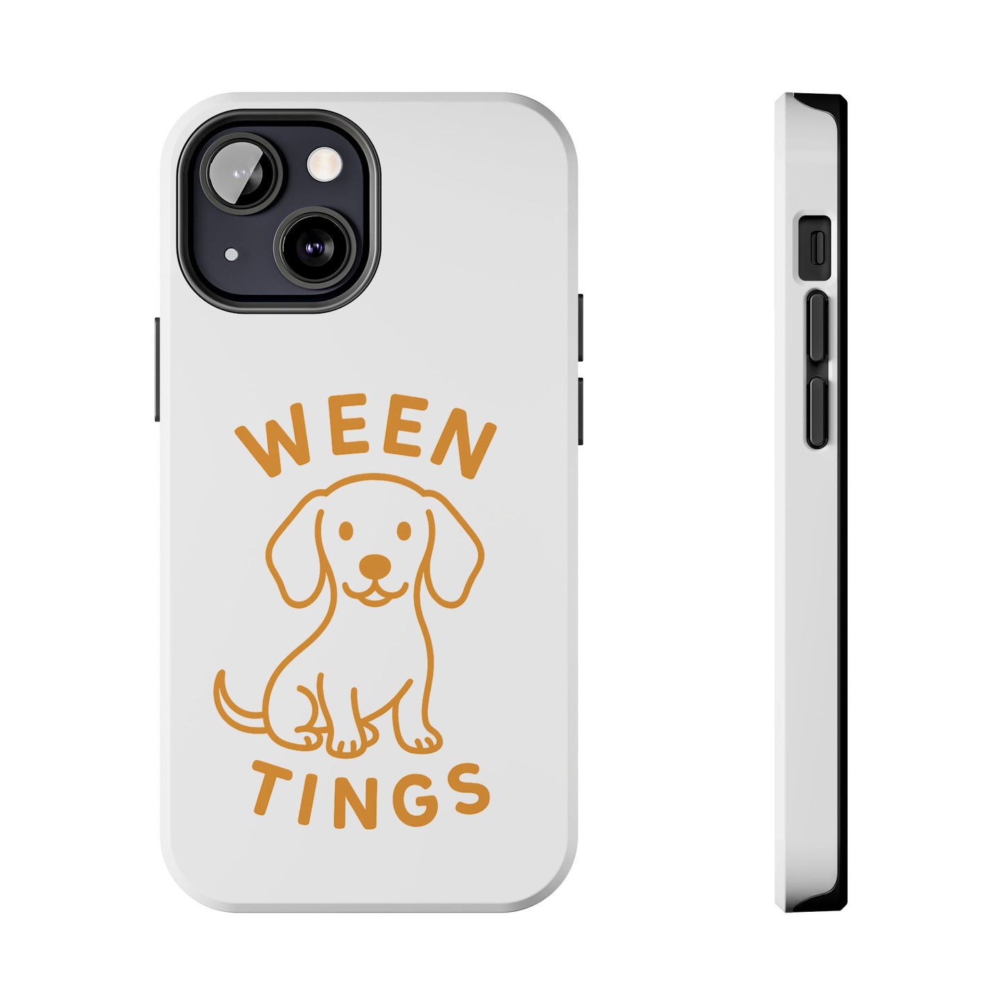 Cute Dog-Themed Tough Phone Cases, Funny Dog Gifts, Pet Lover Accessories, Ween Tings Phone Cover, Dog Owner Gift