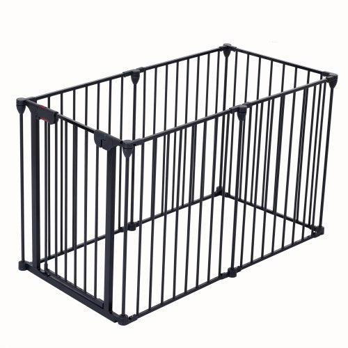 12.5 ft Adjustable Metal Safety Gate/ Play Yard- 6 Panels (Including Gate)