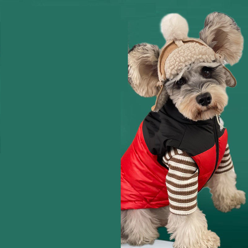 TheDogFace Down Puffer Vest, Dog Clothes (S-XXL)