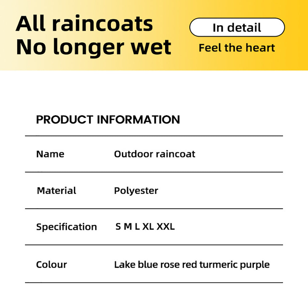 Waterproof Dog Raincoat With Reflective Strap