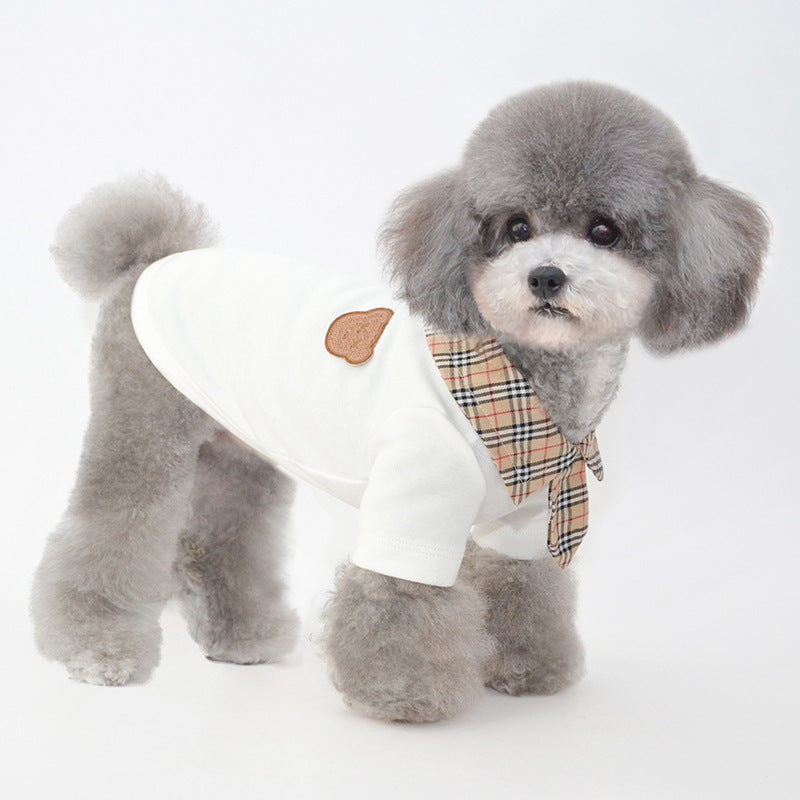 Argyle Shirt and Tie, Business Pet Clothing