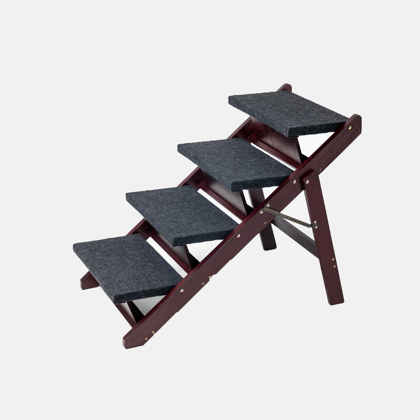Foldable, Wooden Stairs, Dog Steps - Up To 110 Pounds