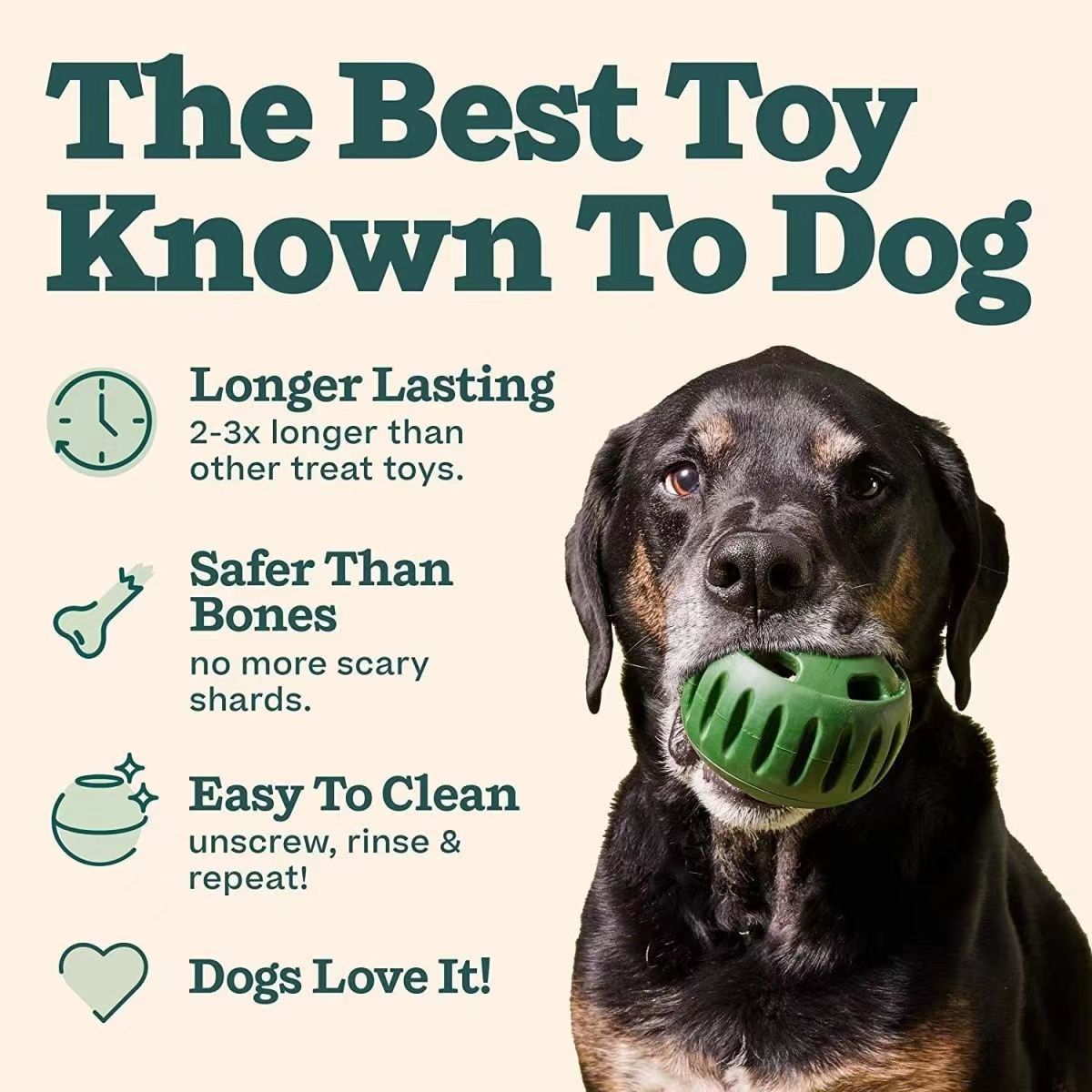 Treat Ball Toy & Tray-Use with/ Homemade Treats or Small Treats