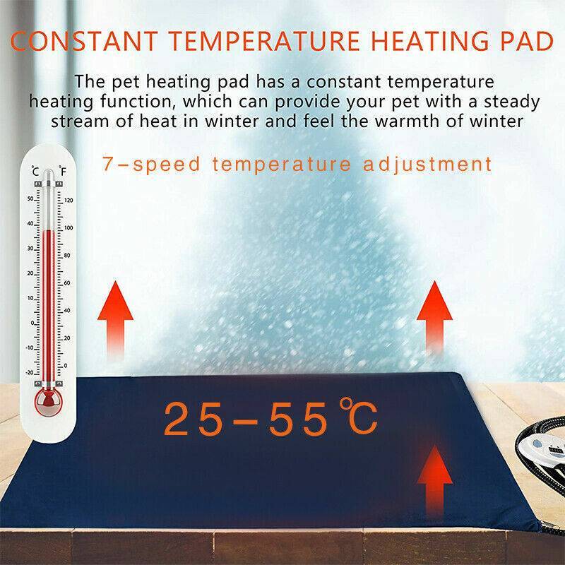 Electric Pet Heat Pad-Waterproof, Chew Resistant