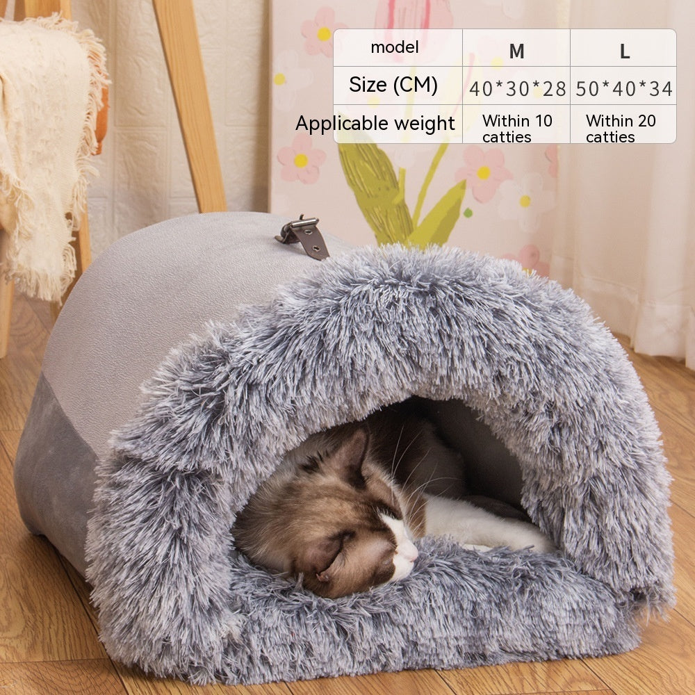 Portable Pet Nest, Moisture-Proof Bed Nook