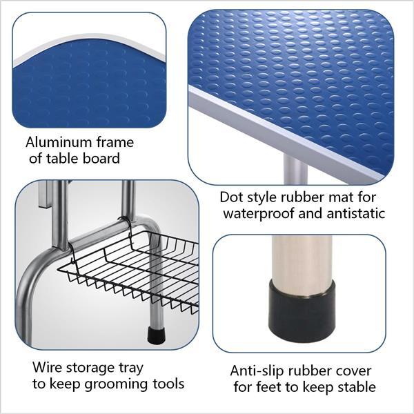 Large 46 Inch Grooming Table- 300 lb weight capacity