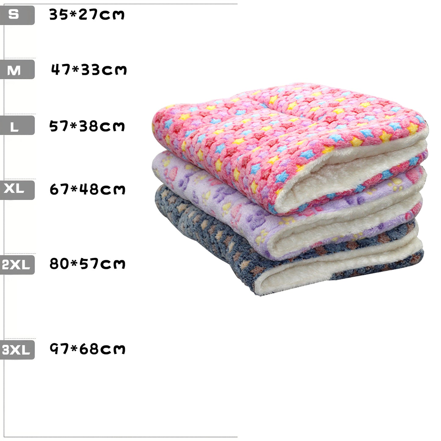 Washable, Soft Dog Bed/Crate Pad