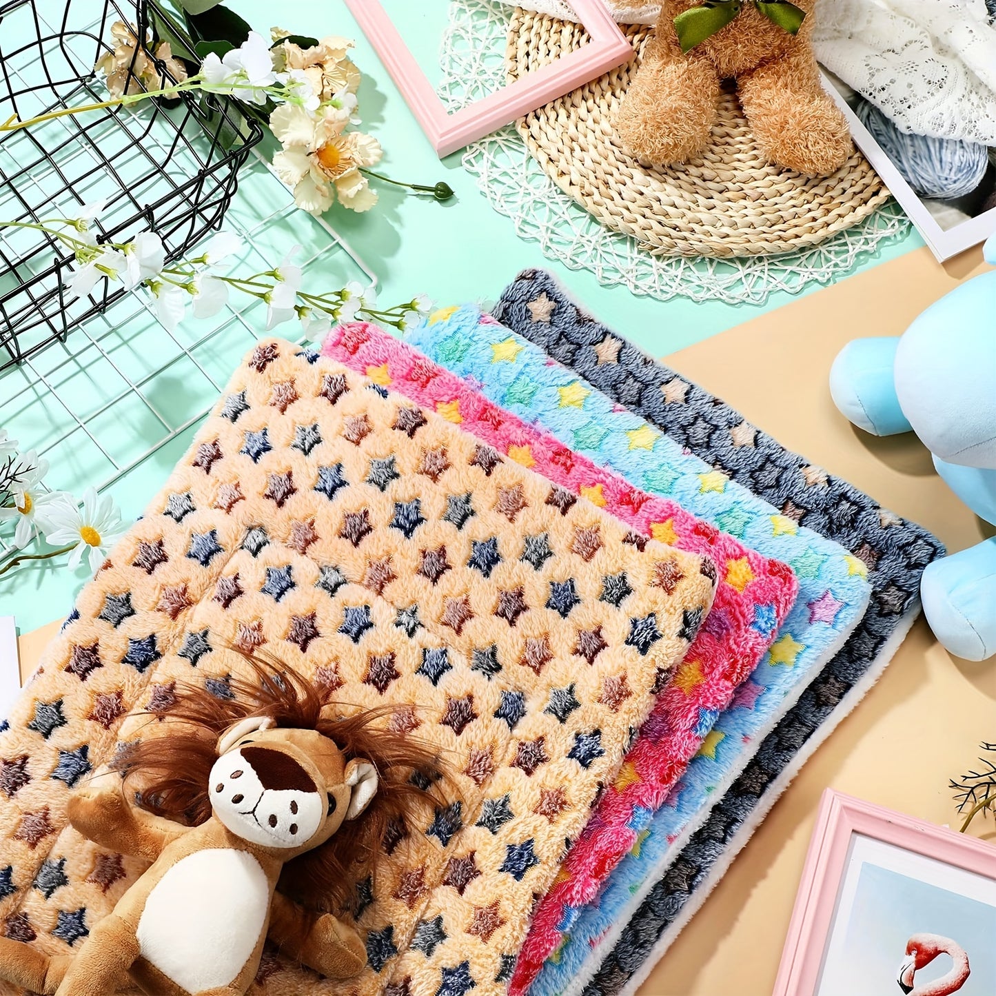 Washable, Soft Dog Bed/Crate Pad