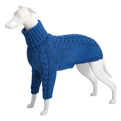 Long Sleeve Knitted Turtle-Neck Animal Sweater (S-3XL)