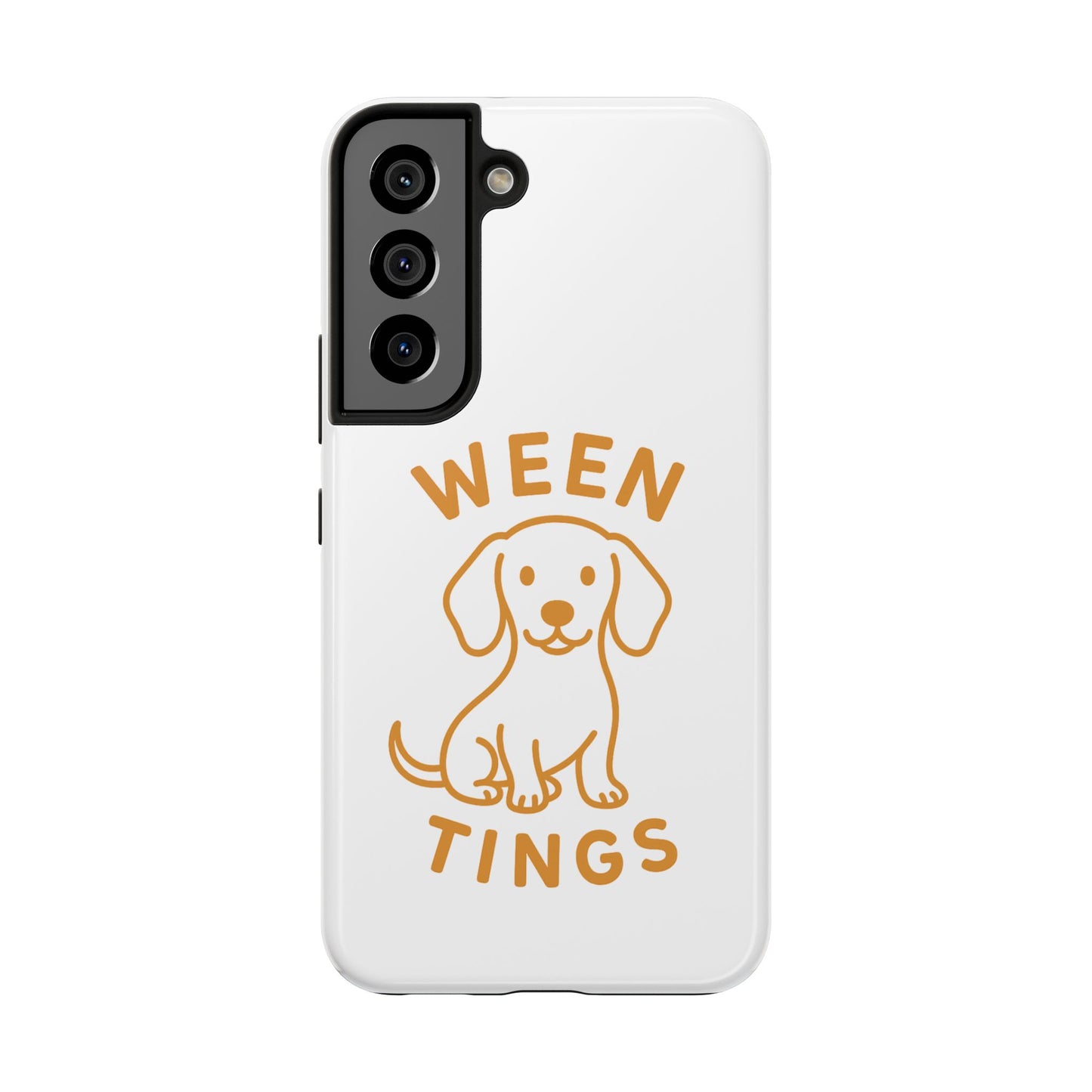 Cute Dog-Themed Tough Phone Cases, Funny Dog Gifts, Pet Lover Accessories, Ween Tings Phone Cover, Dog Owner Gift