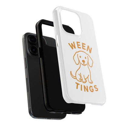 Cute Dog-Themed Tough Phone Cases, Funny Dog Gifts, Pet Lover Accessories, Ween Tings Phone Cover, Dog Owner Gift