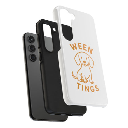 Cute Dog-Themed Tough Phone Cases, Funny Dog Gifts, Pet Lover Accessories, Ween Tings Phone Cover, Dog Owner Gift