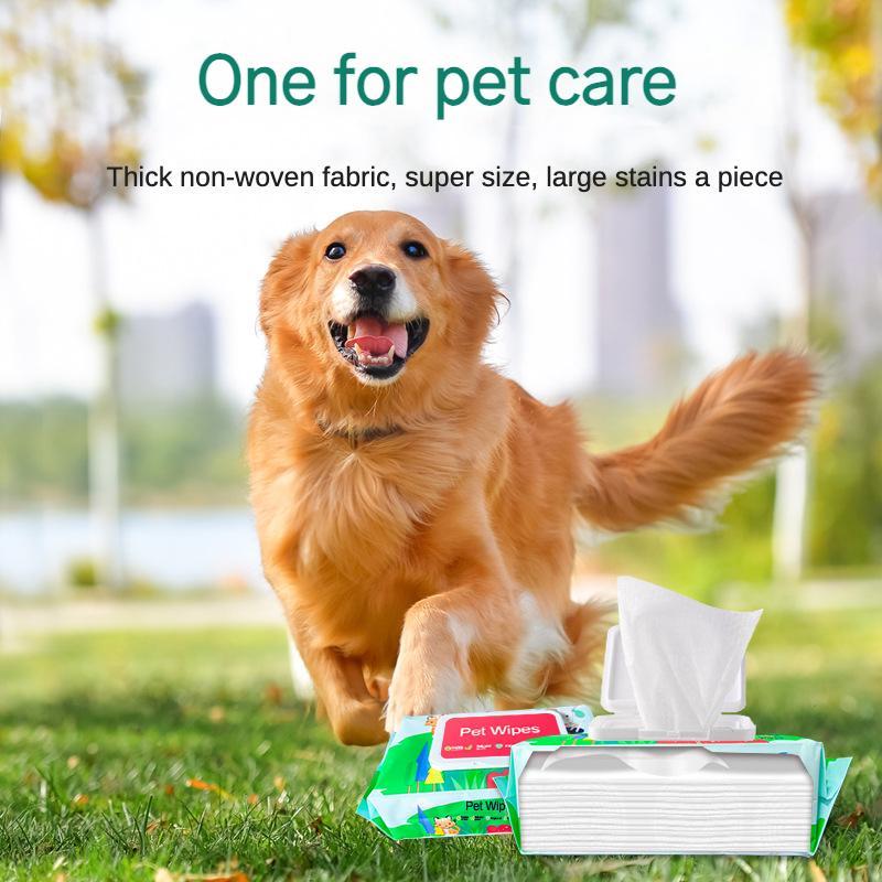 Hypoallergenic- Fragrance Free, Plant-based Dog And Cat Wet Wipes