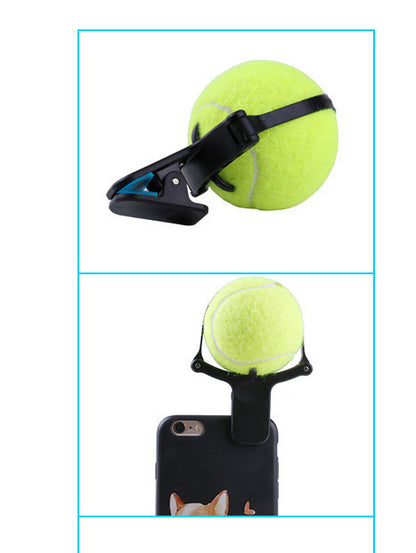 Tennis Ball Phone Clip for Pet Photos