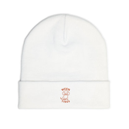Cozy Knit Beanie, Warm Winter Hat, Embroidered Beanie, Unisex Accessories, Gift for All Occasions, Stylish Winter Wear