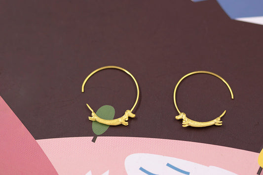 Cute Dachshund Earrings