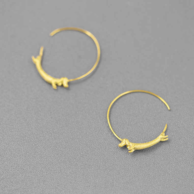 Cute Dachshund Earrings
