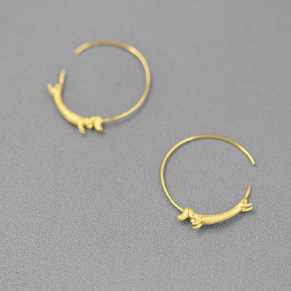 Cute Dachshund Earrings