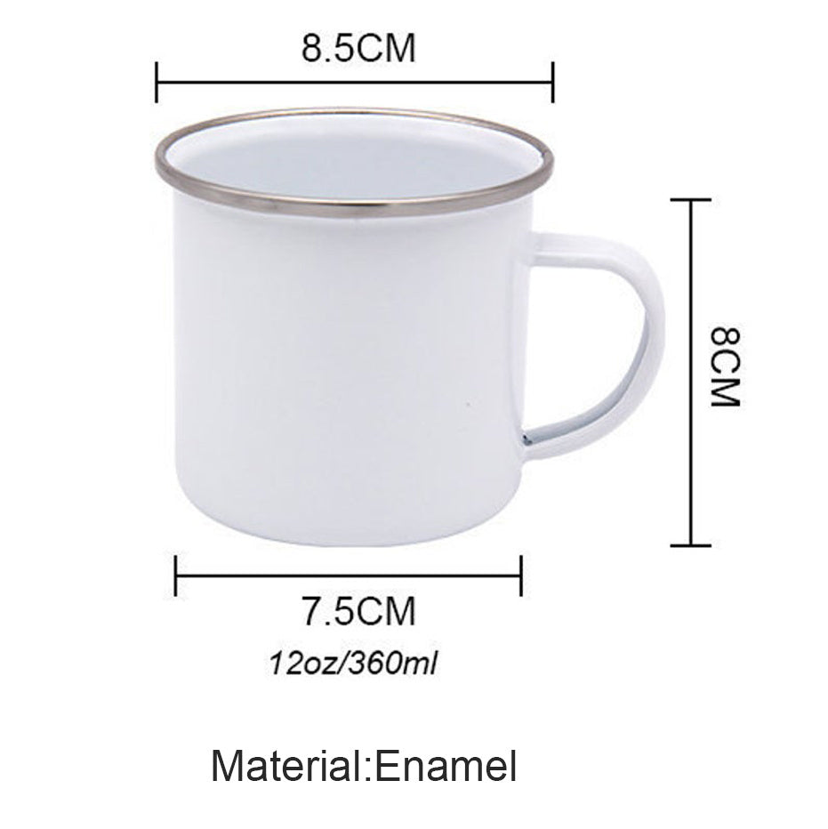Various Dachshund Enameled Mugs