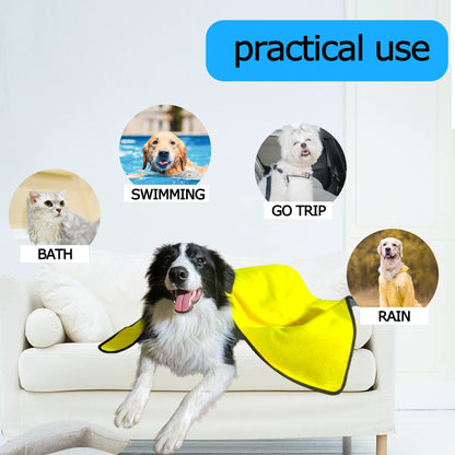 Microfiber, Quick-drying Pet Dog And Cat Towels