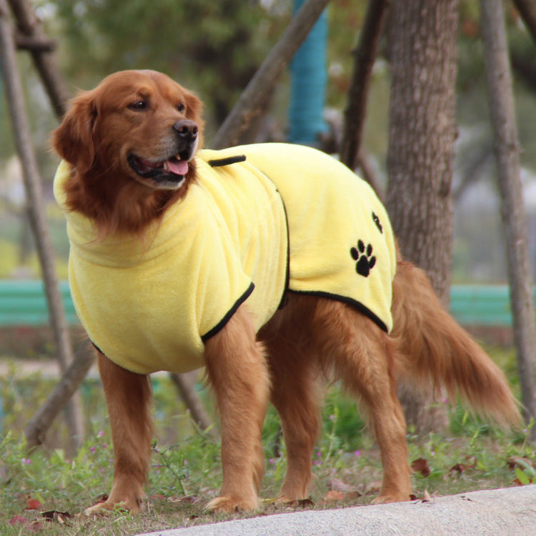 Soft And Absorbent Pet Towel/Bathrobe (XS-2XL)