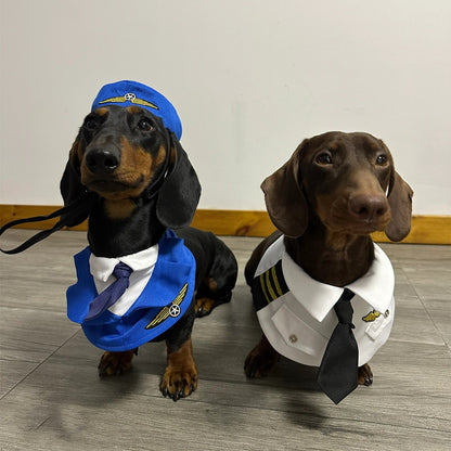 Pilot Dog Costume/ Accessories