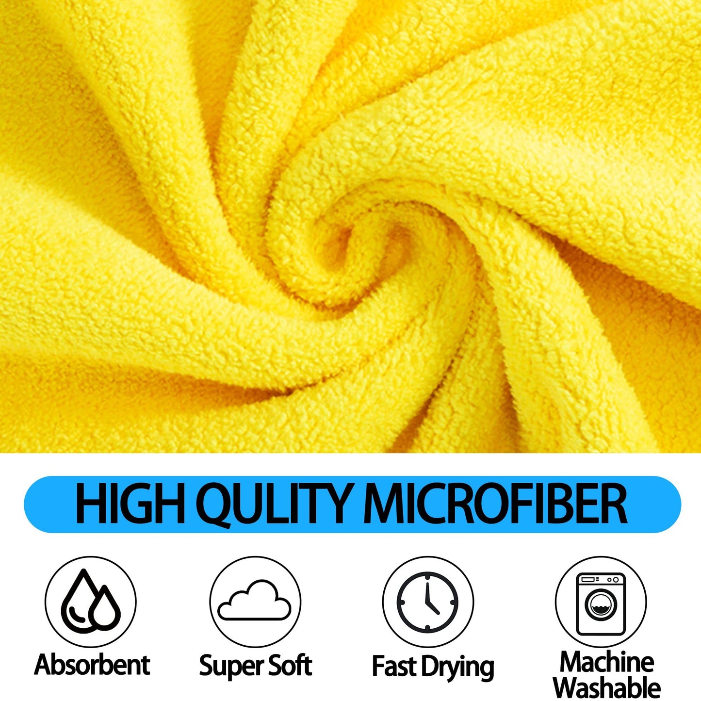 Microfiber, Quick-drying Pet Dog And Cat Towels