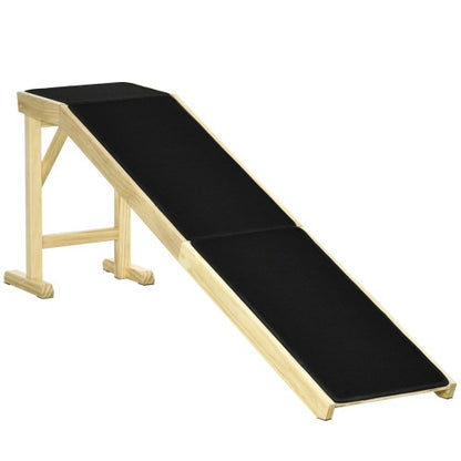 Pet Ramp With Non-slip Carpet And Top Platform
