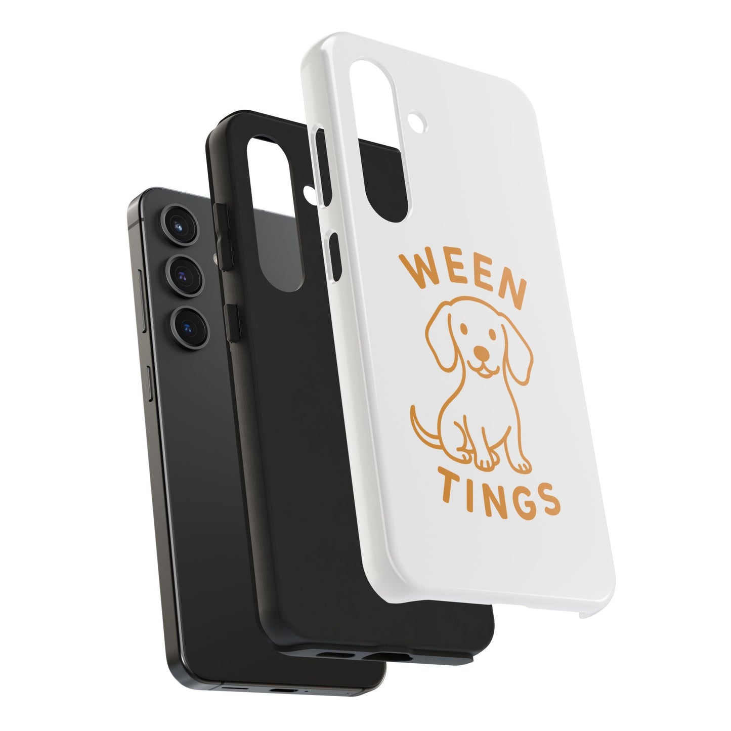 Cute Dog-Themed Tough Phone Cases, Funny Dog Gifts, Pet Lover Accessories, Ween Tings Phone Cover, Dog Owner Gift