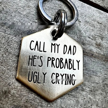 Funny Stainless Steel Metal Dog Tag