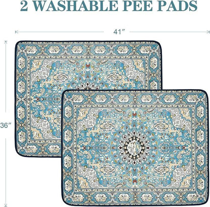 LARGE Washable Pee Pads For Dogs, 2 Pack 36x41
