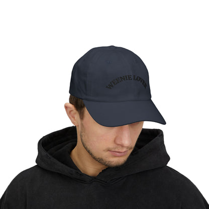 Weenie Lover Classic Dad Cap | Soft Cotton Hat, Casual Everyday Wear, Gifts for Dog Lovers, Trendy Fashion Accessory