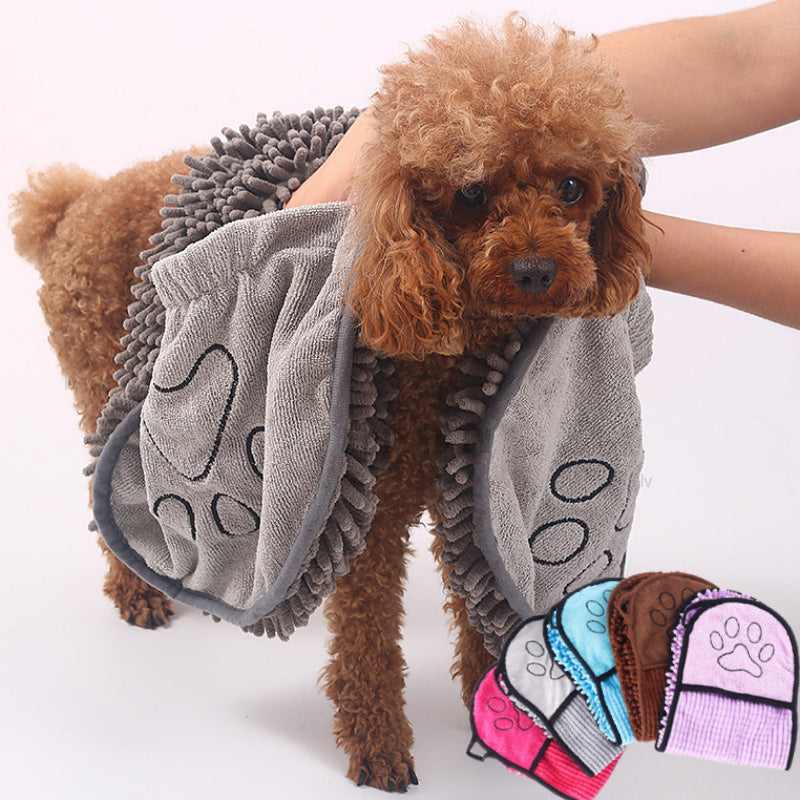 Super Absorbent, Microfiber Bath Towels For Pets