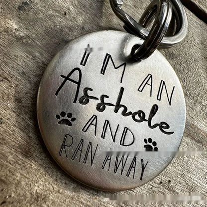 Funny Stainless Steel Metal Dog Tag