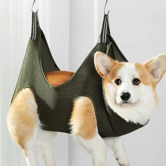 Pet Grooming Hammock Restraint Harness For Trimming Nail And Ear Care