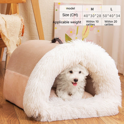 Portable Pet Nest, Moisture-Proof Bed Nook