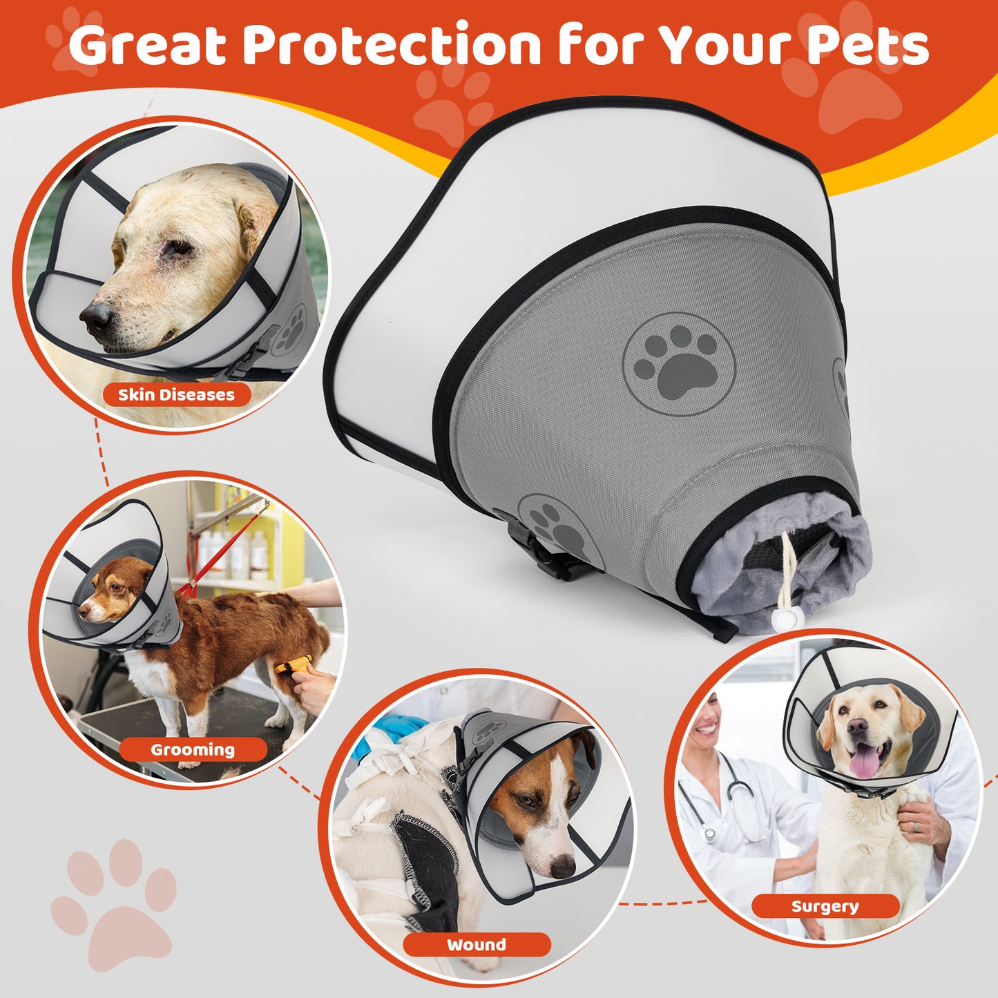 Double Layer E-Collar for Dogs