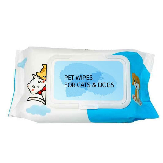 Unscented, Plant-based Pet Wipes for Cleaning & Deodorizing
