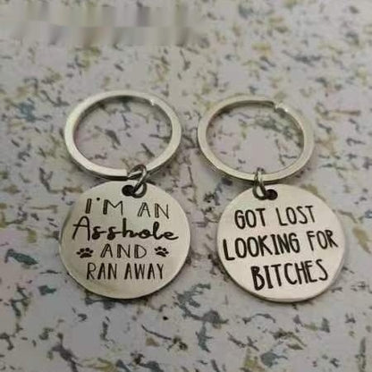 Funny Stainless Steel Metal Dog Tag