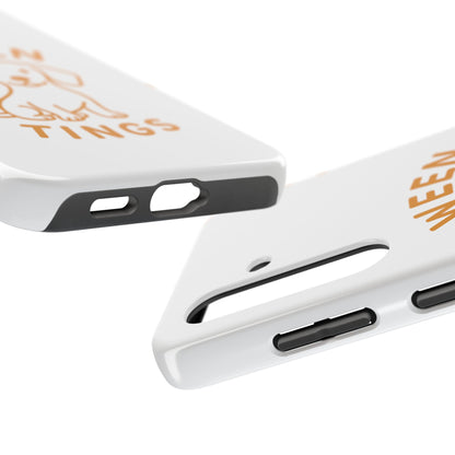 Cute Dog-Themed Tough Phone Cases, Funny Dog Gifts, Pet Lover Accessories, Ween Tings Phone Cover, Dog Owner Gift