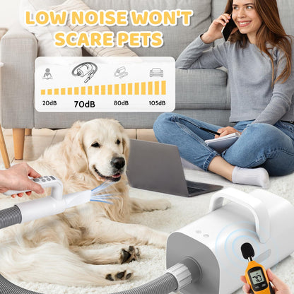 Pet Hair Dryer, 4-in-1 Smart Handle Pet Hair Dryer, Suitable For Dogs And Cats
