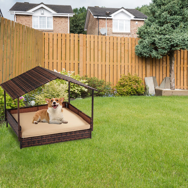 Wicker, Weather Proof Dog House and Bed