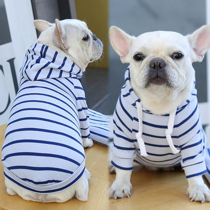 Casual Striped T-Shirt Hoodie (XS-2XL)