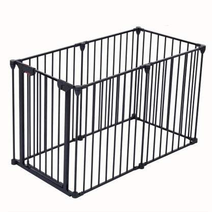 12.5 ft Adjustable Metal Safety Gate/ Play Yard- 6 Panels (Including Gate)