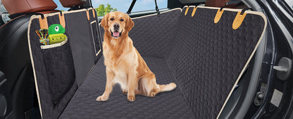 Waterproof Back Seat Extender and Cover, Hard Bottom- Heavy Duty Scratch Proof, For Cars/SUVs